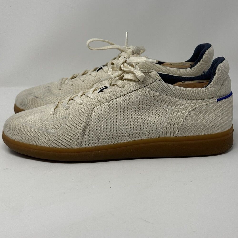 Rothy's Men’s RS01 Sneaker Bone Cream Knit Size 11